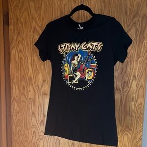 Bella Canvas Black Stray Cats Graphic Tee